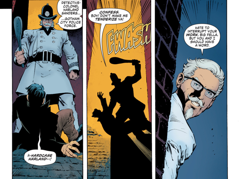 Illustration for article titled Kentucky Fried Chicken and DC Comics continue their weird, fruitful collaboration